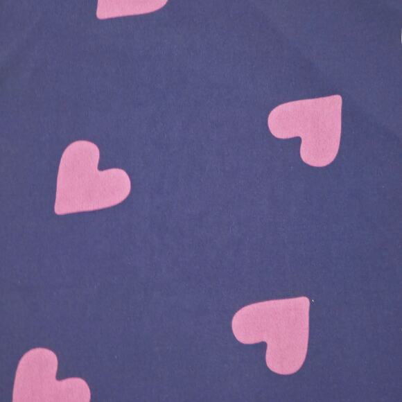 LuLaRoe Azure Skirt Large Heart Navy Purple Valentines Short Swing A-Line Yoga - Picture 3 of 9